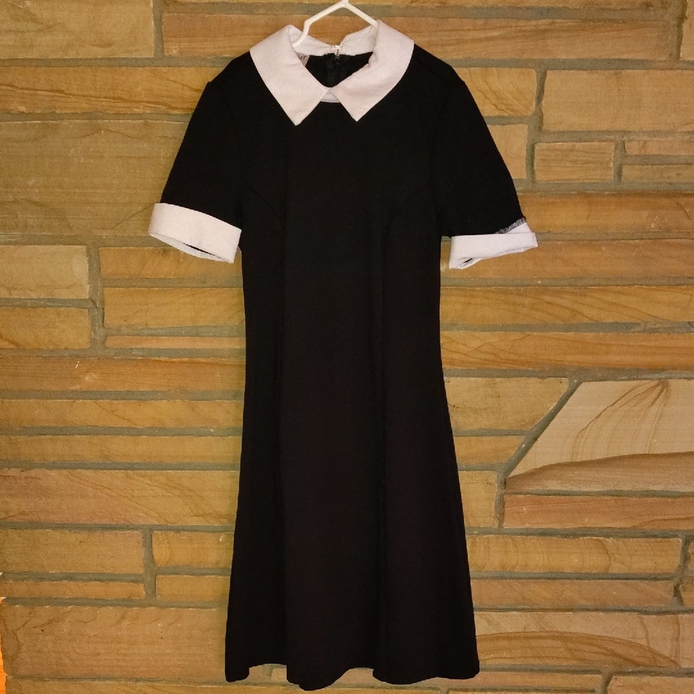 Classic Black and White Dress
